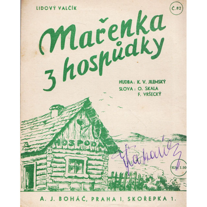 K. V. Jilemský, O. Skála - Mařenka z hospůdky