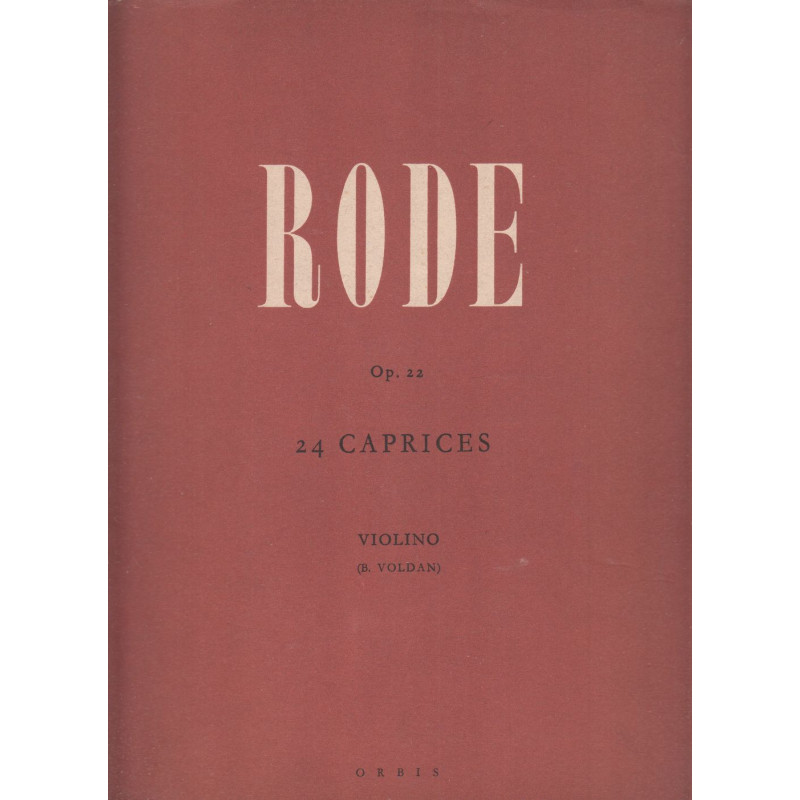 Pierre Rode - 24 Caprices Op. 22 Violino