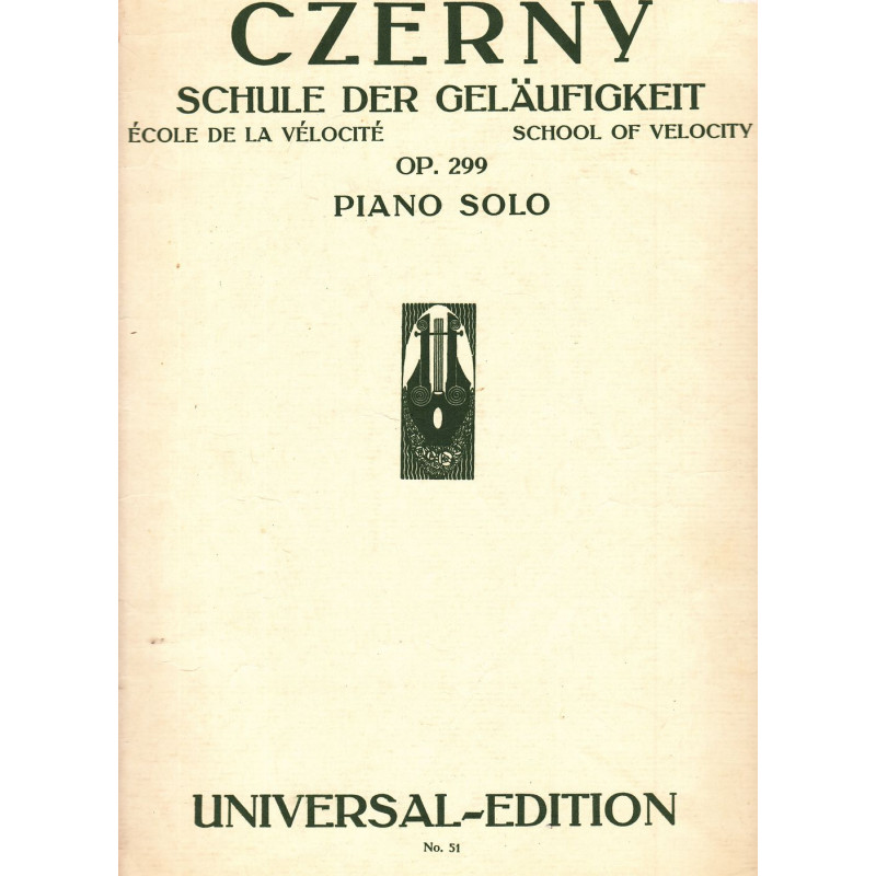 Carl Czerny - Schule der Geläufigkeit Op.299 Piano solo