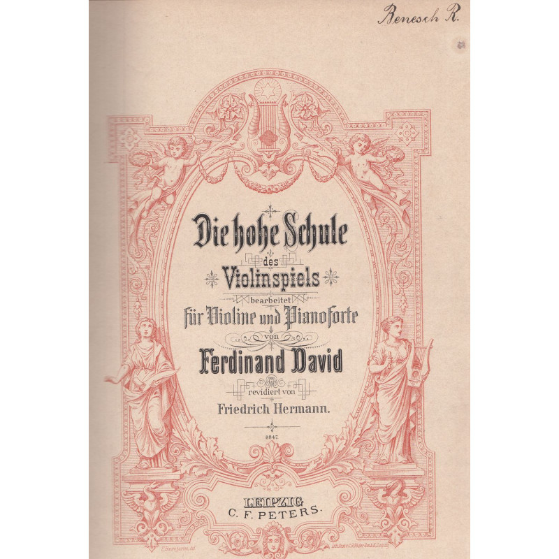 Ferdinand David - Die hohe Schule Des Violinspies für Violine und Pianoforte