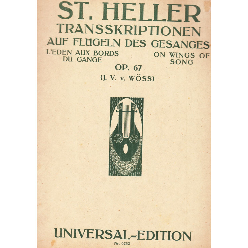 Stephen Heller - Transskriptionen auf Flügeln des Gesanges