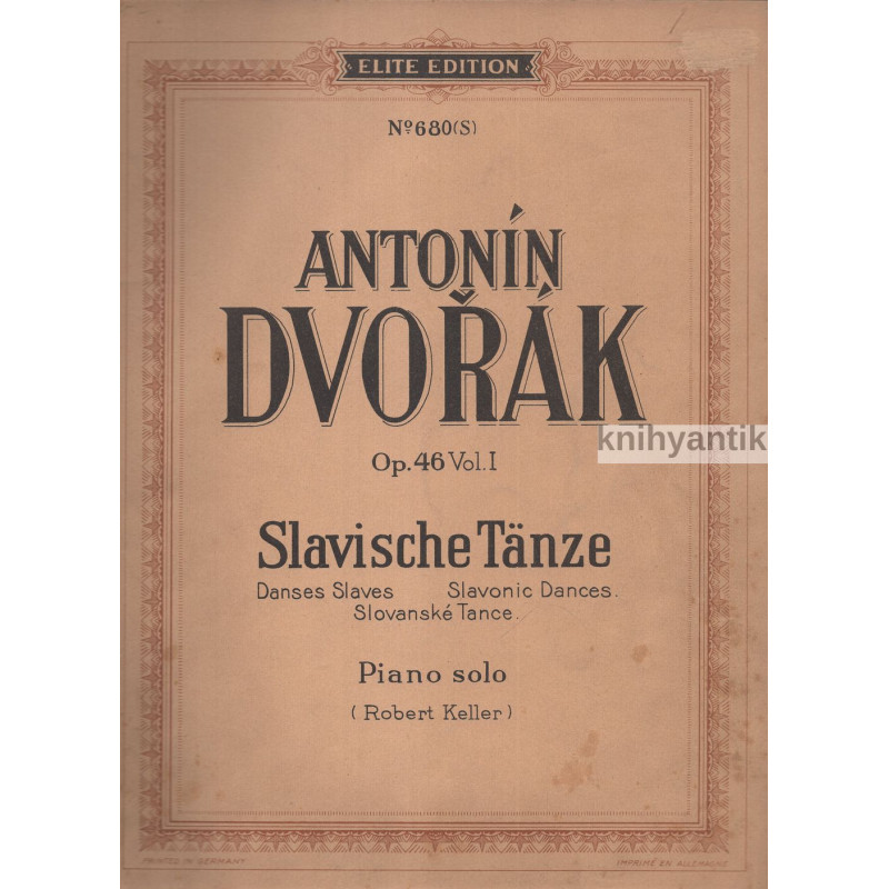 Antonín Dvořák - Slavische Tänze Slovanské tance Op. 46 Vol. I.