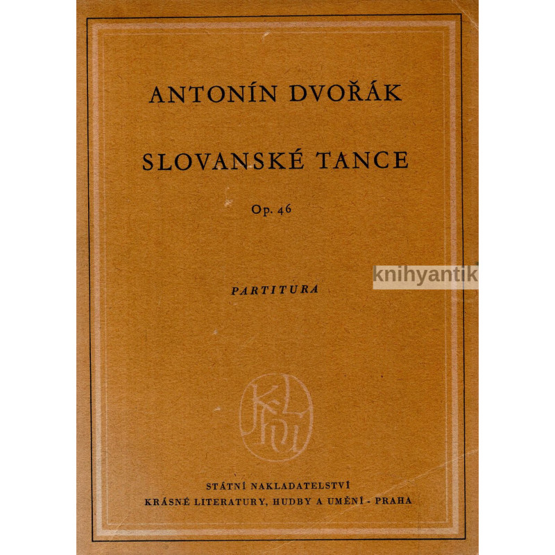 Antonín Dvořák - Slovanské tance op. 46 Partitura