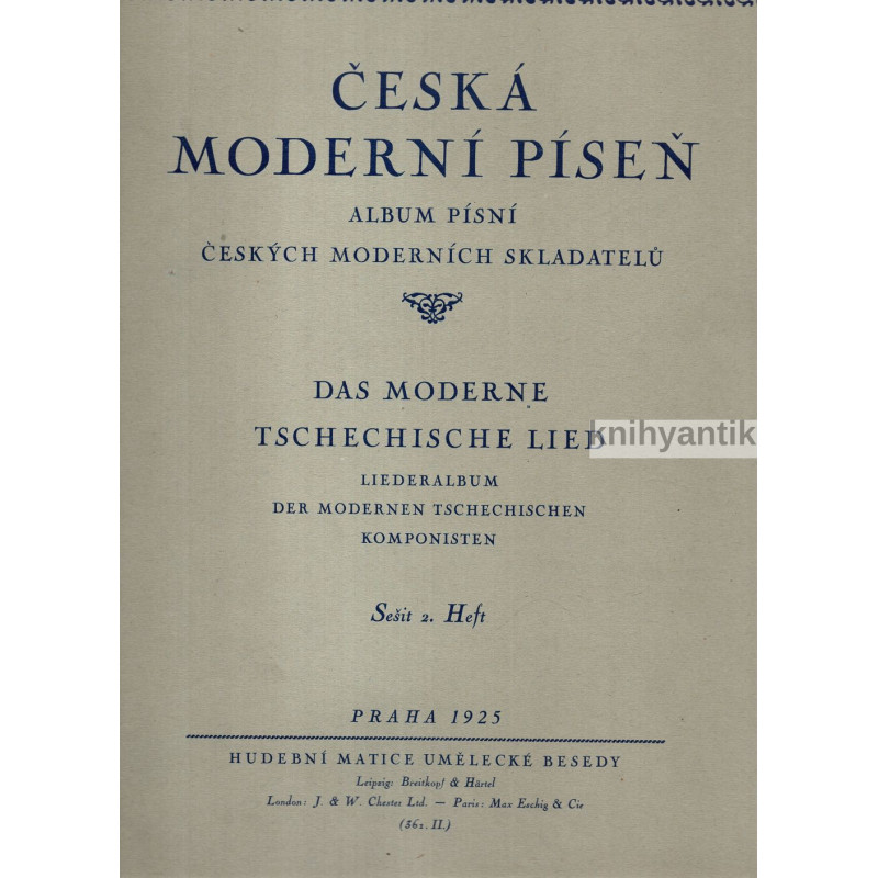 Česká moderní píseň  II.