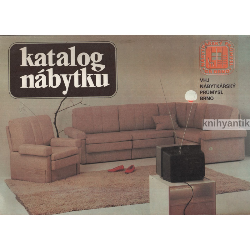 Katalog nábytku VHJ nábytkářský průmysl Brno 1987