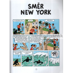 Hergé -  Startoplán H 22  2 Směr New York Dobrodružství Jo, Zefky a Žoko