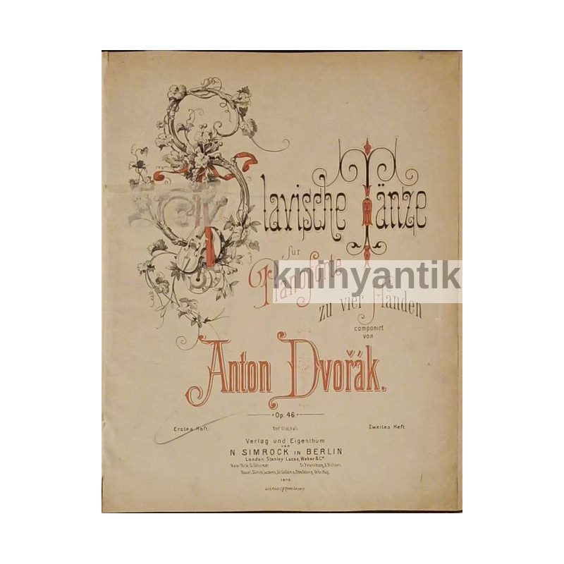 Anton Dvořák - Slavische Tänze  First edition