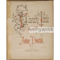 Anton Dvořák - Slavische Tänze  First edition