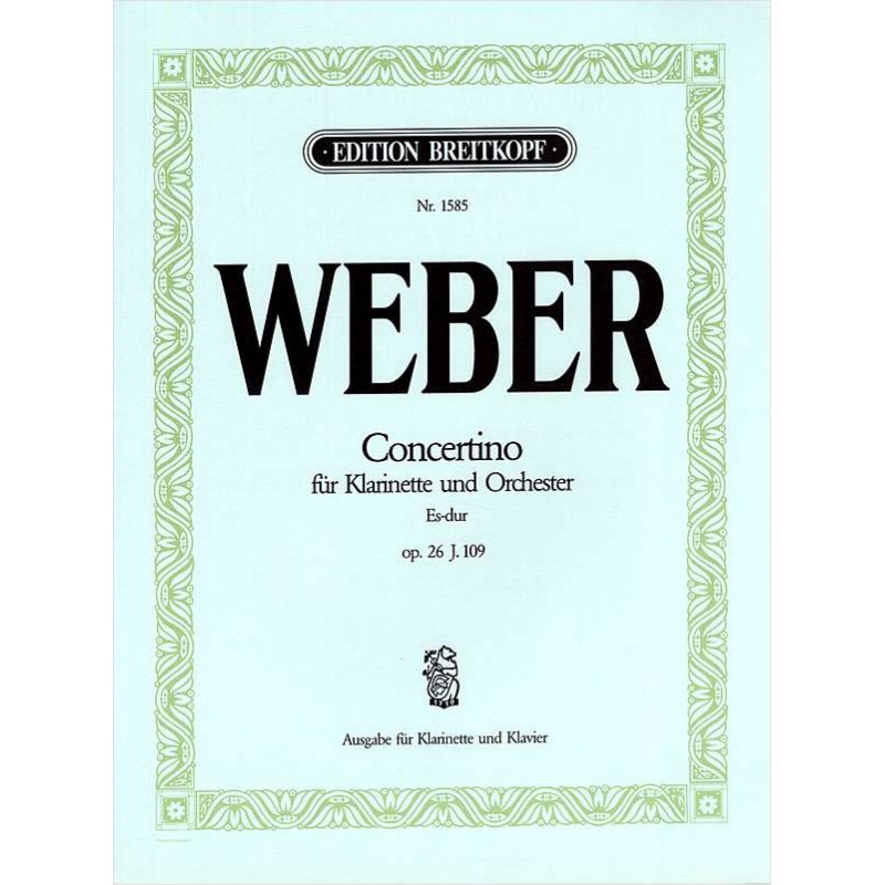 Carl Maria von Weber - Concertino Es-Dur für Klarinette und Orchester