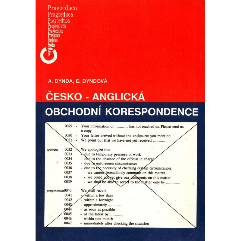 Antonín Dynda, Eva Dyndová - Česko-anglická obchodní korespondence