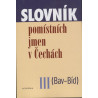 Slovník pomístních jmen v Čechách III.